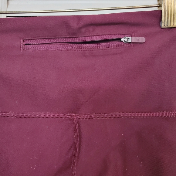 Maroon Lululemon Running Tights - Picture 7 of 9